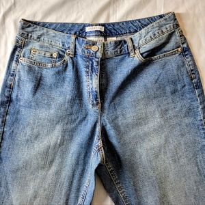 Women's Villager Liz Claibourne Company Stretch Blue Jeans Denim Dungarees Pants